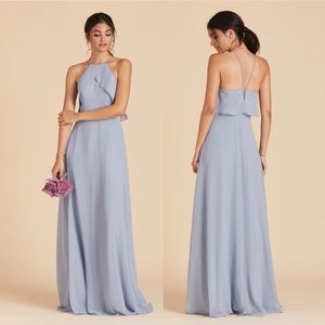 Birdy Grey - JULES DRESS CHIFFON DUSTY BLUE Size Small